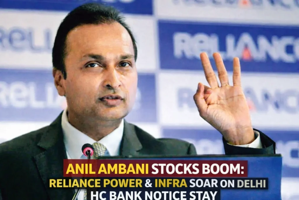 Anil Ambani Stocks Boom: Reliance Power & Infra Soar on Delhi HC Bank Notice Stay