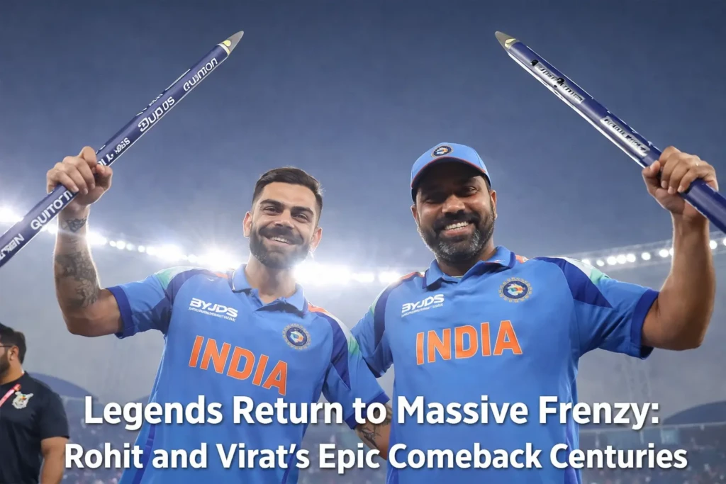 Legends Return to Massive Frenzy: Rohit and Virat's Epic Comeback Centuries