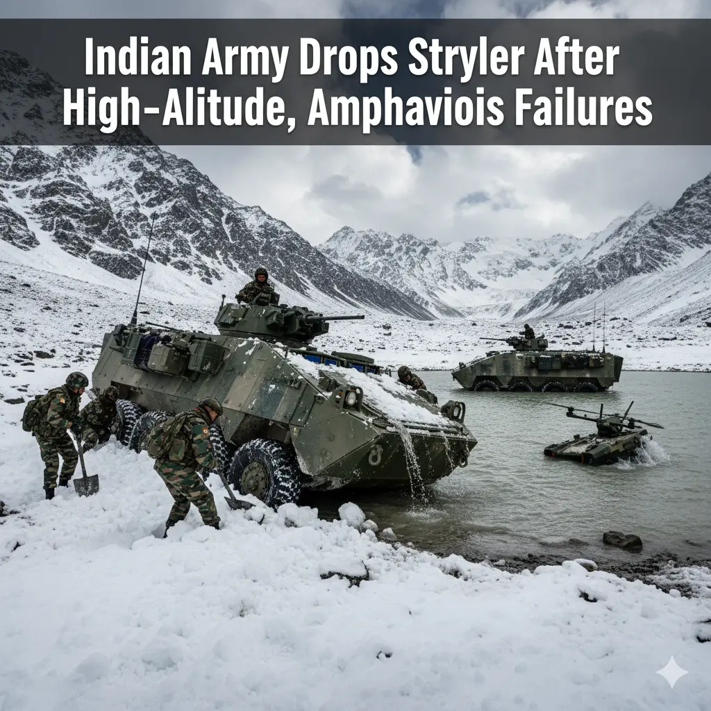 Indian Army Drops Stryker After High-Altitude, Amphibious Failures