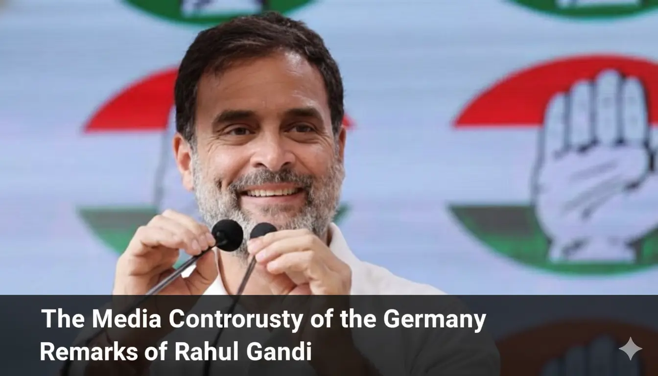 The Media Controversy of the Germany Remarks of Rahul Gandhi.