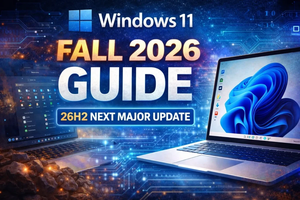 Windows 11 Fall 2026 Guide 26H2 Next Major Update