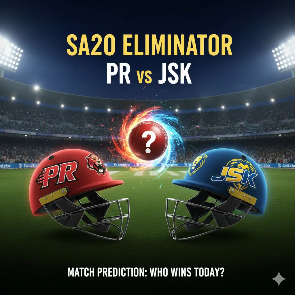 SA20 Eliminator: PR vs JSK Match Prediction Who Wins today?