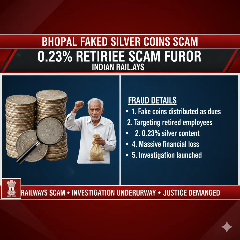 Bhopal Faked Silver Coins: 0.23% Retiree Scam Furor of Railways