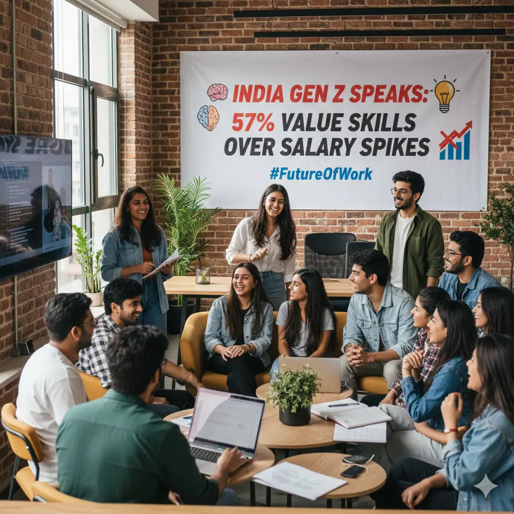 India Gen Z: 57% Prefer Skills and Not Pay Increases