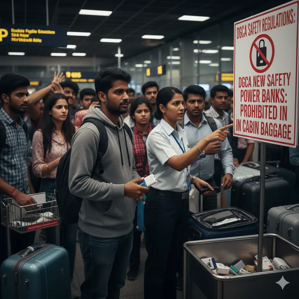 DGCA Prohibits Power Banks on Board: The New Safety Regulations Woke a Storm of Discontent in Passengers