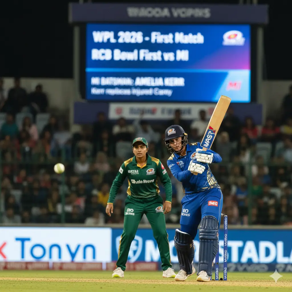 First match RCB Bowl First vs MI: Kerr replaces injured Carey