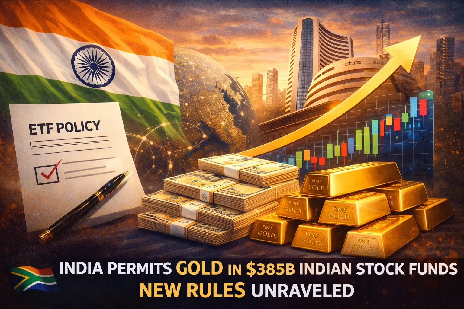 India Permits Gold in $385B Indian stock funds: New rules unraveled.