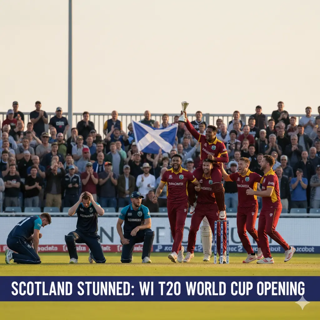 Scotland Stunned: West Indies Kill T20 World Cup Opening