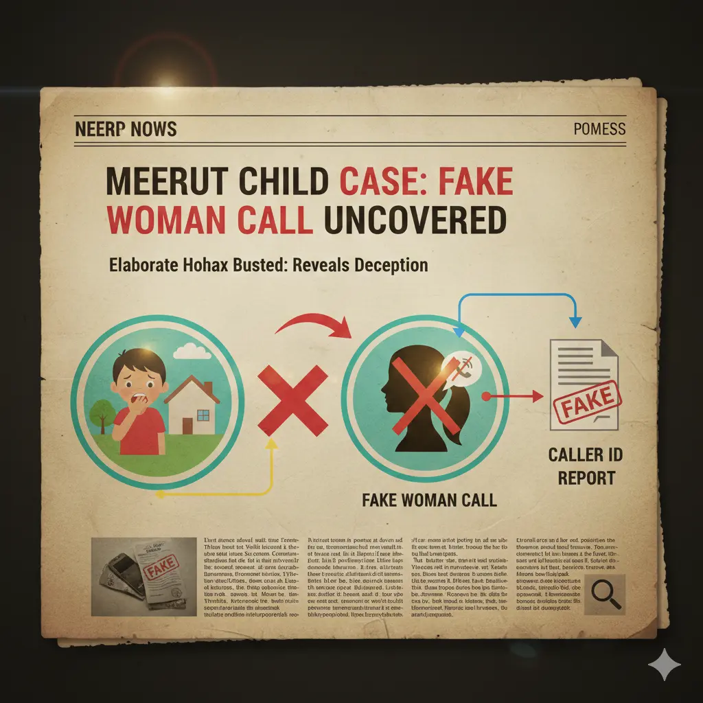 Meerut Child Case: Fake Woman Call Uncovered