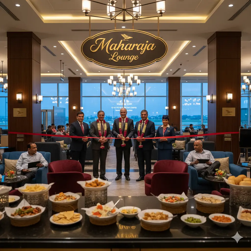 Maharaja Lounge Launched at Delhi T3 by Air India