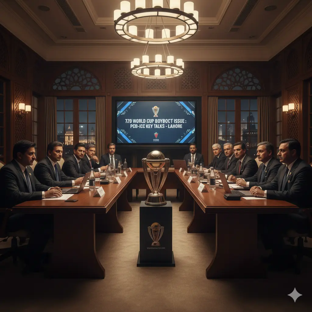 T20 WC Boycott Issue: PCB-ICC Key Talks in Lahore