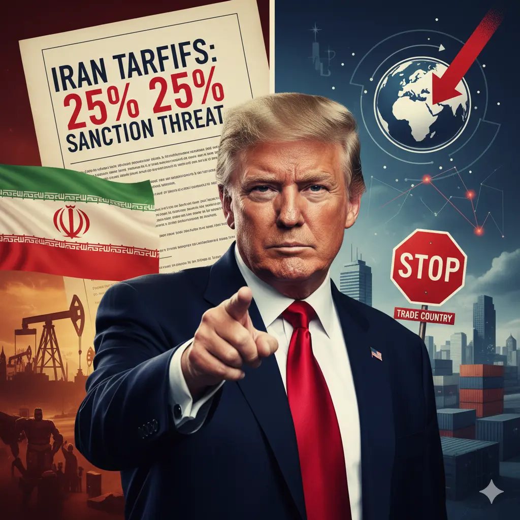 Trump Iran Tariffs: 25% Sanction Threat on Trade Country