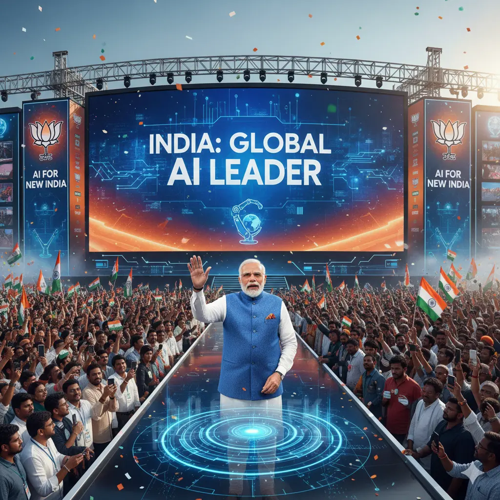 Modi Identifies India as AI Leader.