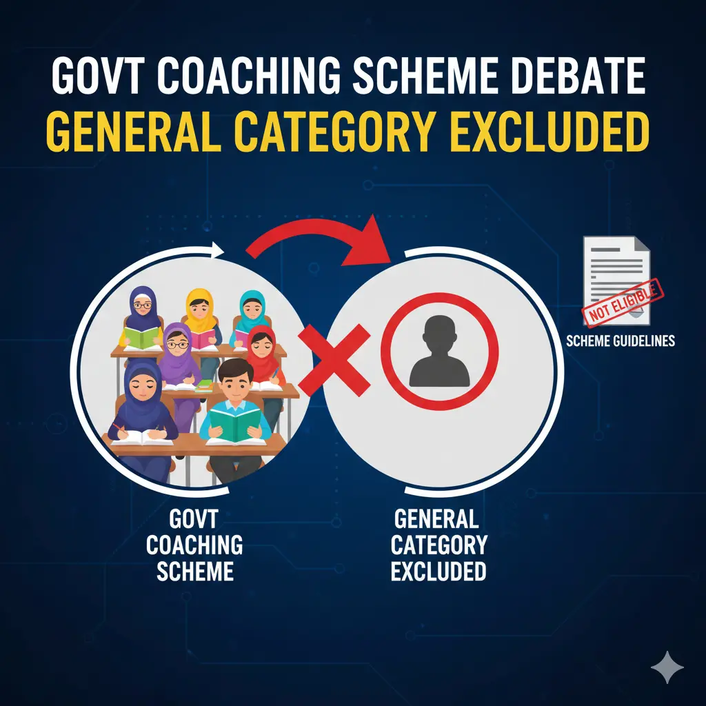 Govt Coaching Scheme Debate: General Category Excluded
