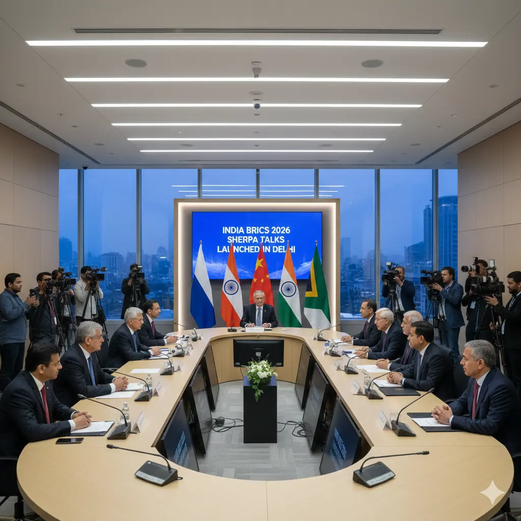 India BRICS 2026 Sherpa Talks Launched in Delhi.