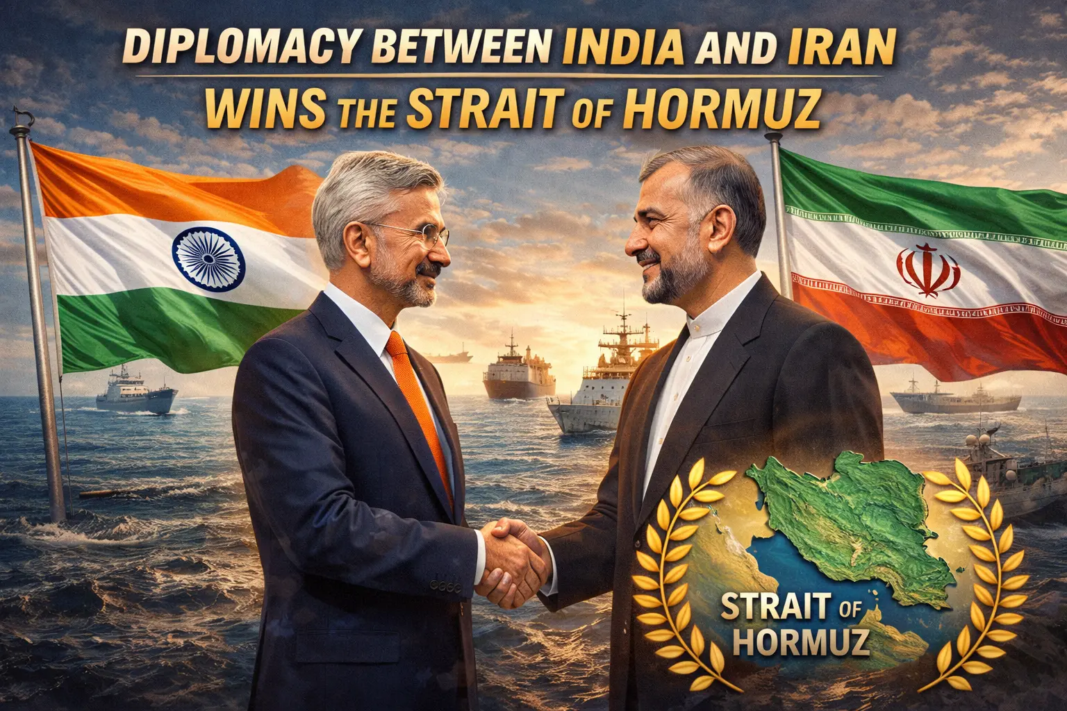 Diplomacy between India and Iran Wins the Strait of Hormuz.