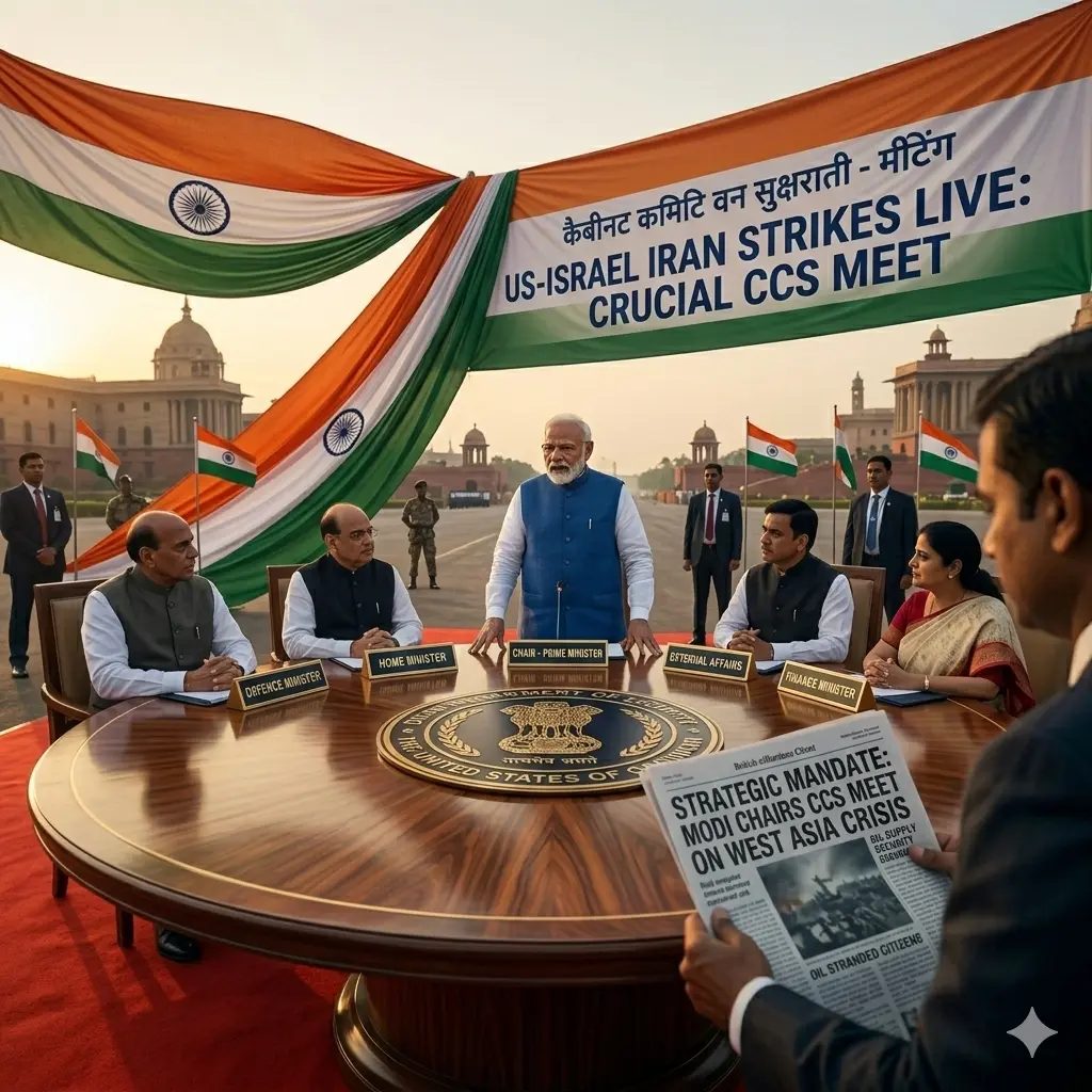 US-Israel Iran Strikes Live: Crucial CCS Meet, which is a meeting chaired by Modi.