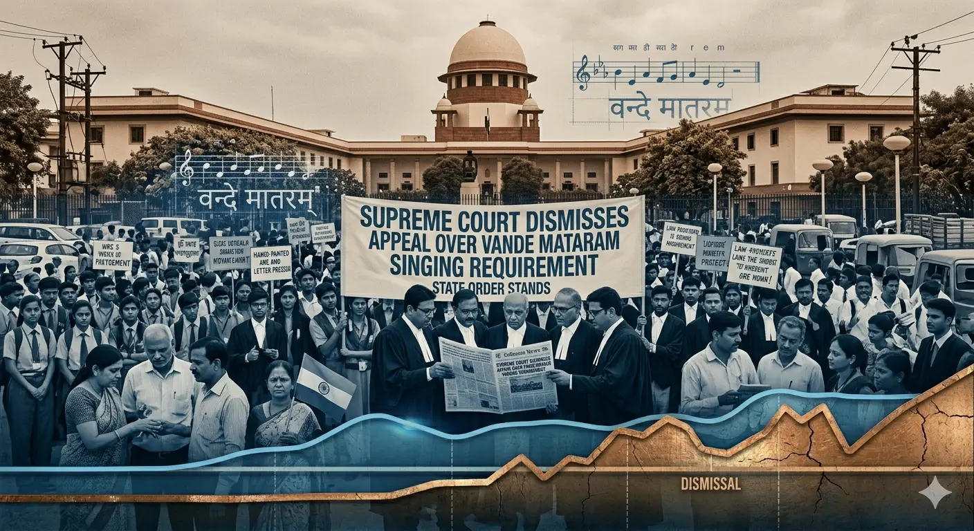 Supreme Court Dismisses Appeal Over Vande Mataram Singing Requirement