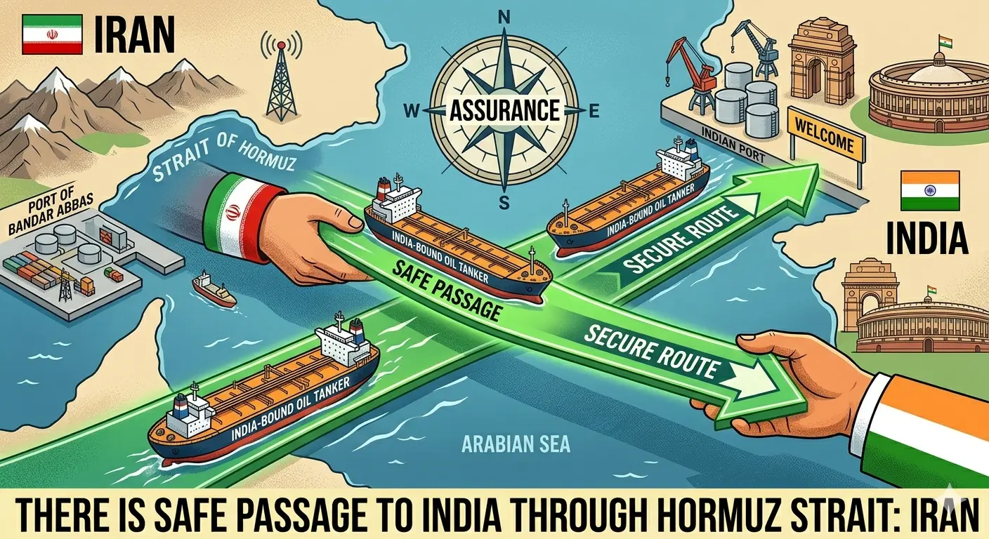 There is safe passage to India through Hormuz Strait: Iran.