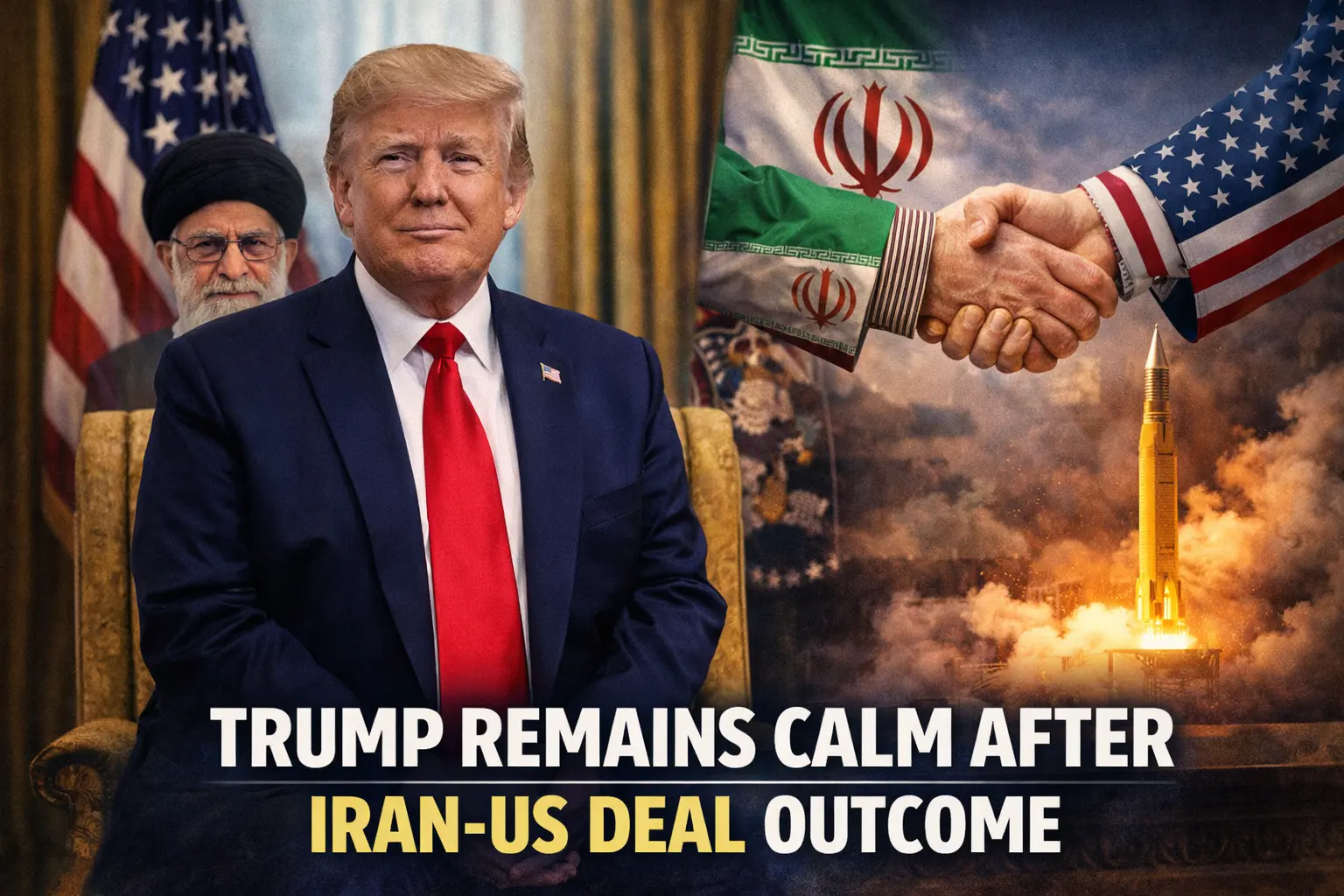 Trump Remains Calm After Iran US Deal Outcome