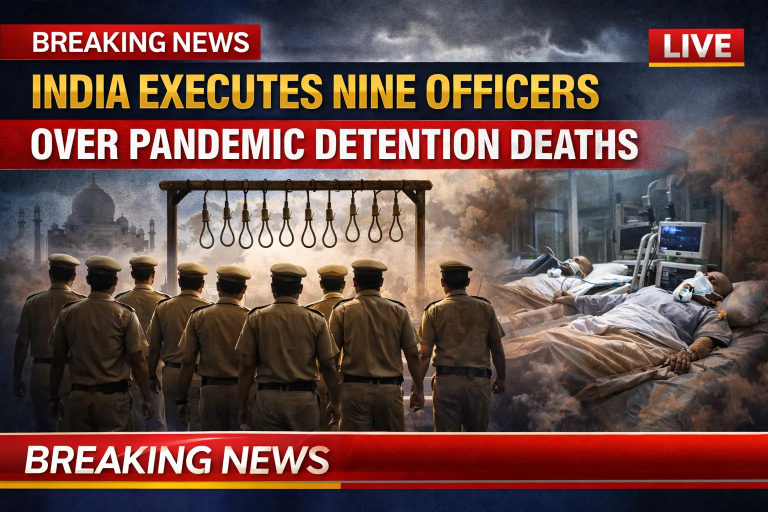 India Executes Nine Officers Over Pandemic Detention Deaths