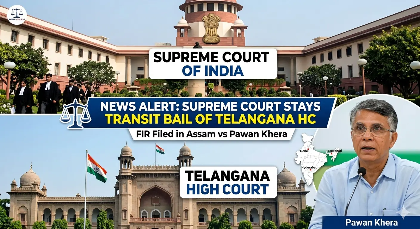 We’re Surprised: SC Stays Transit Bail of Telangana HC on Assam FIR pawan Khera.