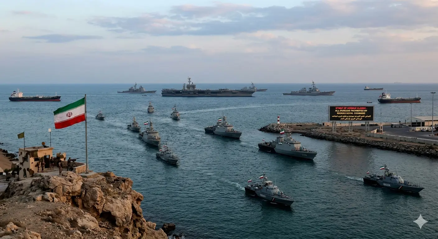 Iran Closes Strait of Hormuz Following U.S. Naval Buildup