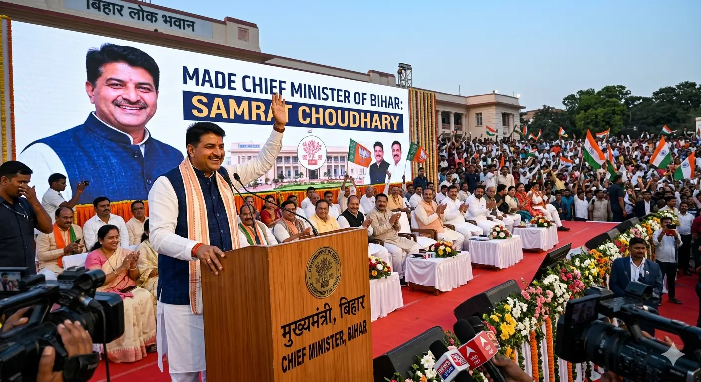 Made Chief Minister of Bihar: Samrat Choudhary.