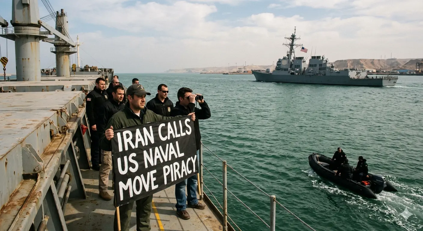 Iran Calls US Naval Move Piracy Amid Israel Tensions