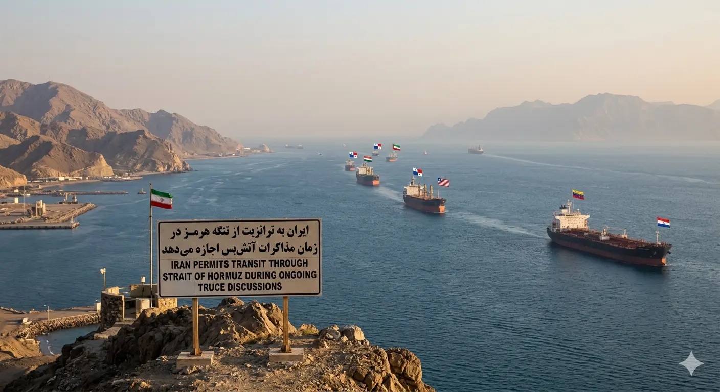 Iran Permits Transit Through Strait of Hormuz During Ongoing Truce Discussions