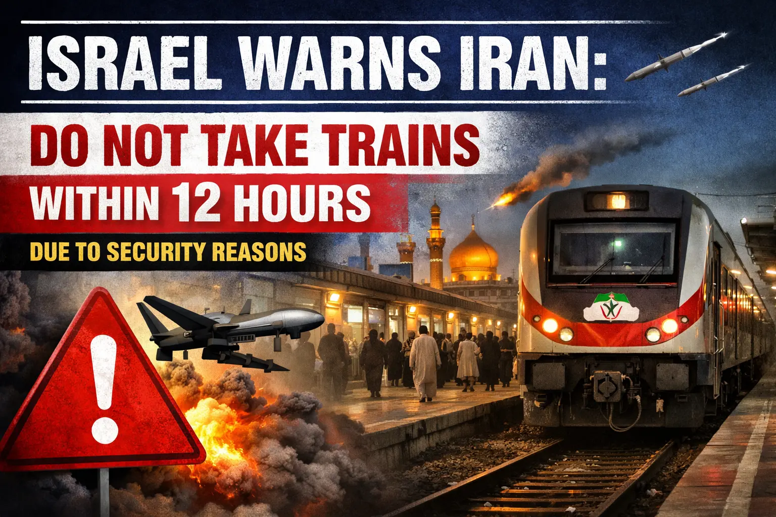 Israel warns Iran over train travel